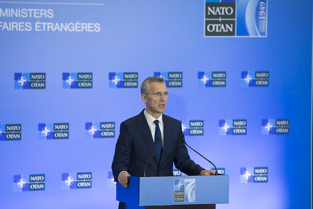 Meetings of the Ministers of Foreign Affairs in Washington - Press conference by the NATO Secretary General