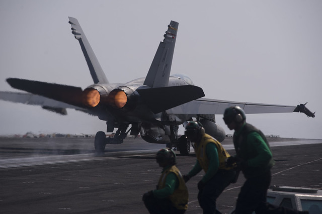 USS Harry S. Truman conducts flight operations.