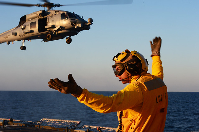 Air Operations with USS Milwaukee