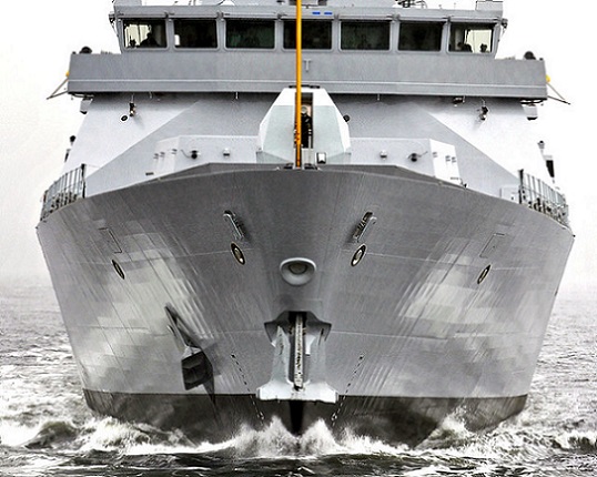 HMS DUNCAN STARTS SEA TRIALS