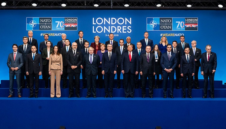 NATO Leaders Meeting, London - Family portrait with ceremony for the 70th anniversary