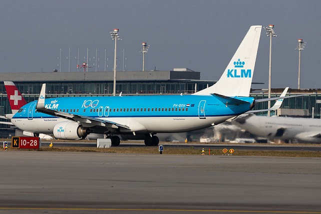 Flughafen Zürich: KLM (KL / KLM) |  Boeing 737-8K2 B738 | PH-BX