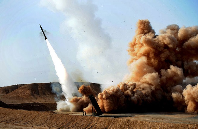 Firing_Zelzal_3_missile