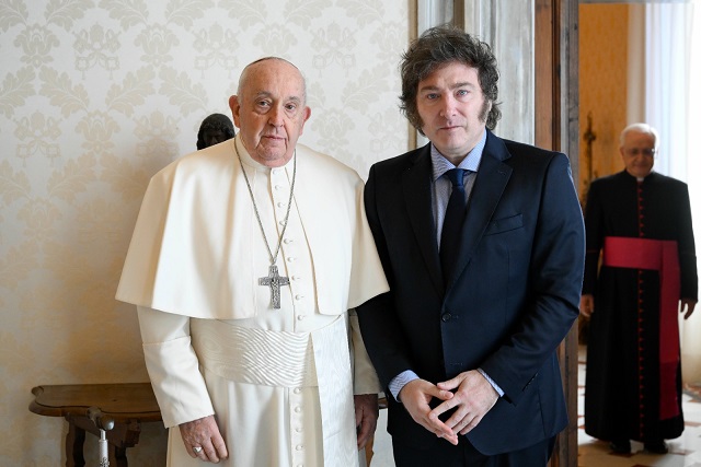 Milei recuerda al papa&nbsp;Francisco