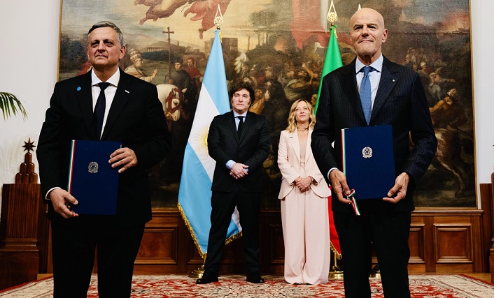 Acuerdo petrolero entre Italia y&nbsp;Argentina