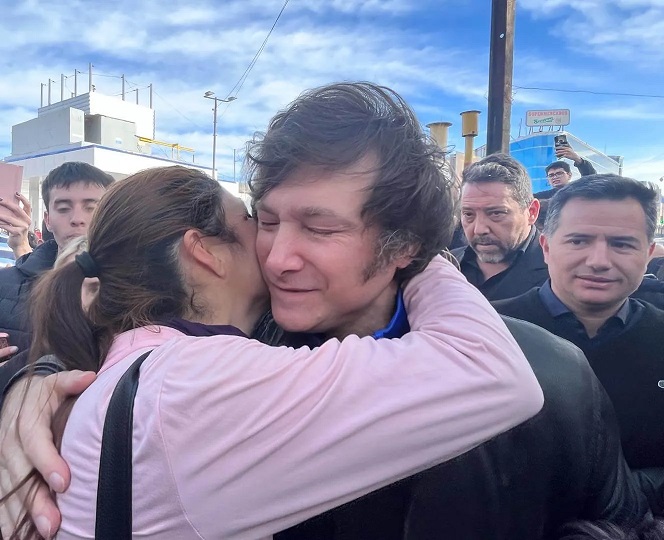 Caos en Junín contra militantes de&nbsp;Milei