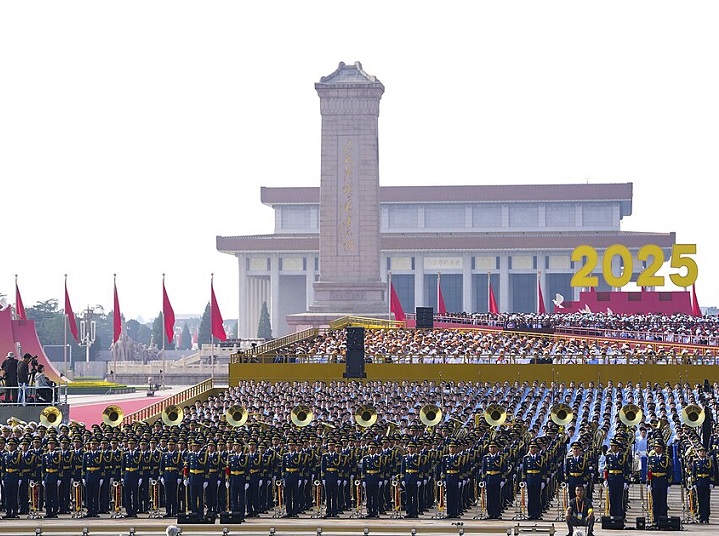 Desfile militar de China en plaza&nbsp;Tiananmén